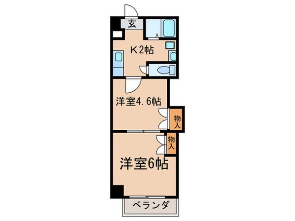 レジデンスカープ名古屋の物件間取画像